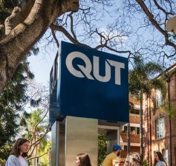 QUT campus signage