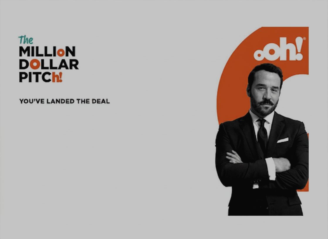 Million Dollar Pitch Winner advertising campaign